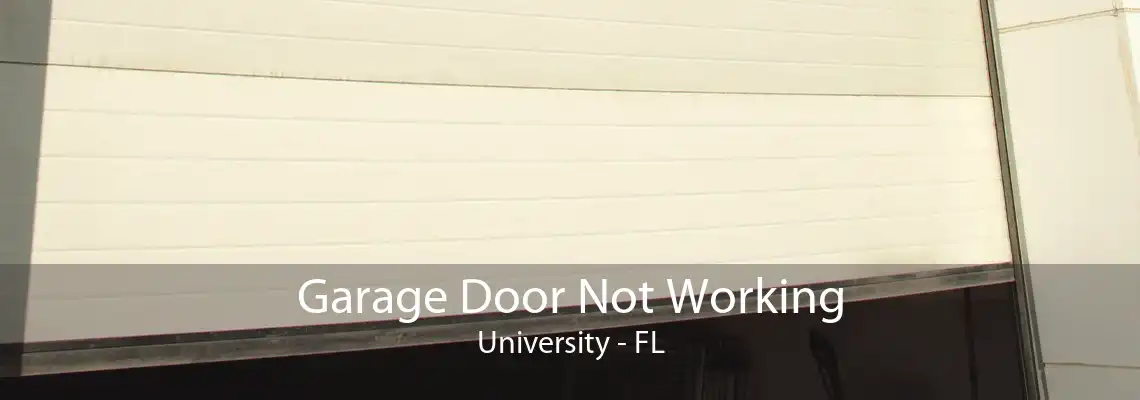 Garage Door Not Working University - FL