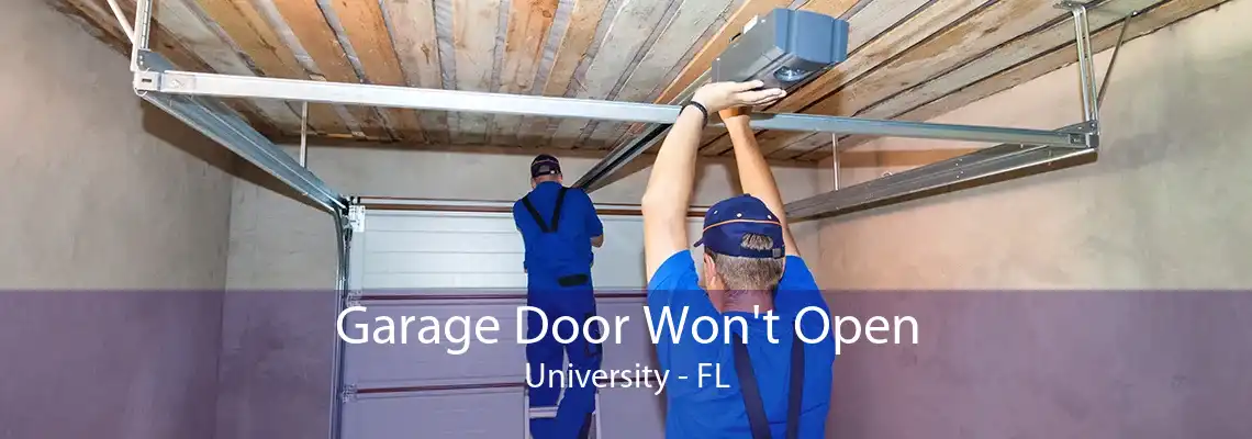 Garage Door Won't Open University - FL